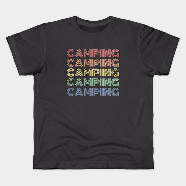 Colorful Camping Kids T-Shirt by Pacific West